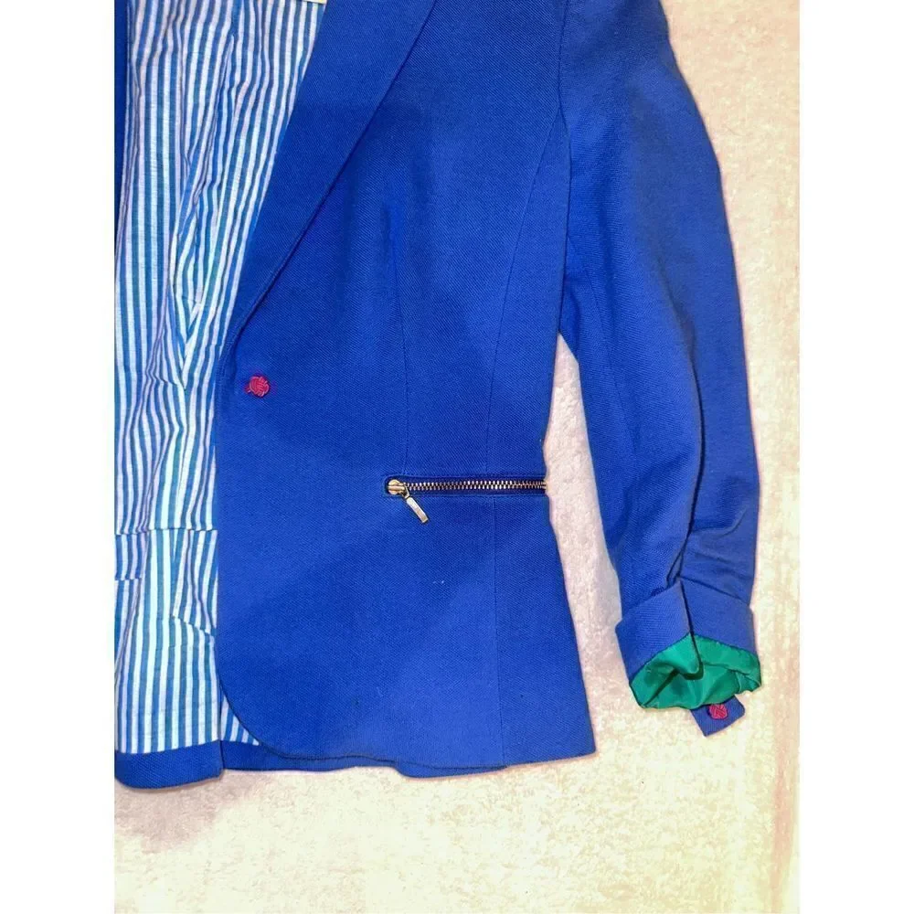 Zara jacket women’s size M Royal blue